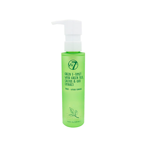 W7 Green T-Time Face Toner 120ml