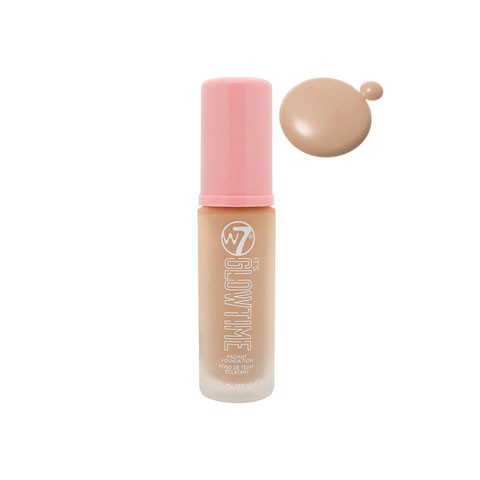 W7 It's Glow Time Radiant Foundation - Almond Glow
