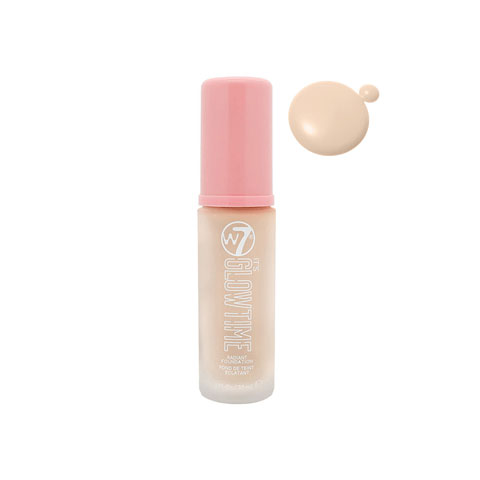 W7 It's Glow Time Radiant Foundation - Porcelain Glow