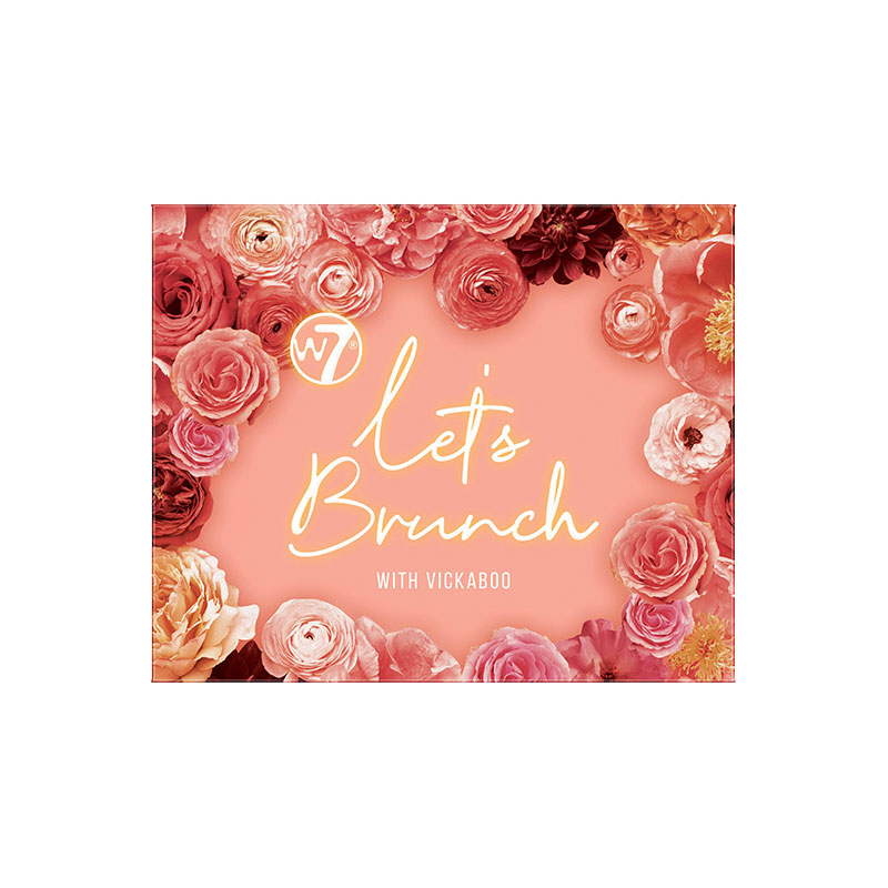 W7 Let's Brunch With Vickaboo Pressed Pigment Palette