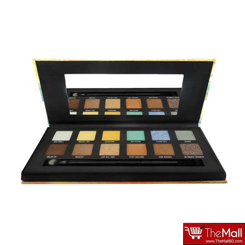 W7 Life's A Beach Metallic Beach Shimmers Eye Colour Palette