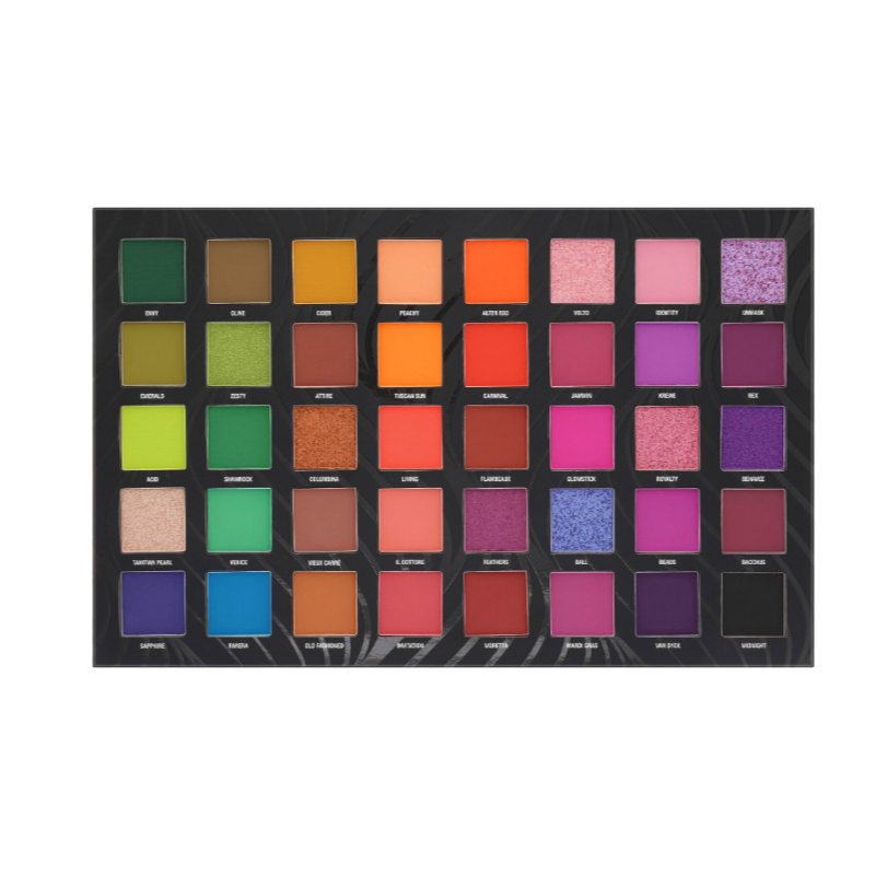 W7 Mardi Gras Express Yourself 40 Amazing Pressed Pigments Palette