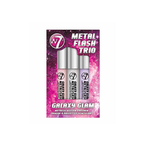 W7 Metal Flash Trio Metallic Glitter Eyeliner - Galaxy Glam