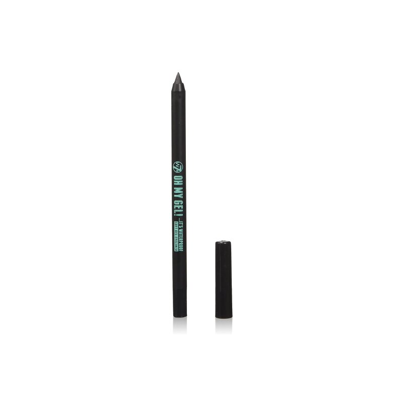 W7 Oh My Gel Waterproof Eyeliner Pencil - Blackest Black