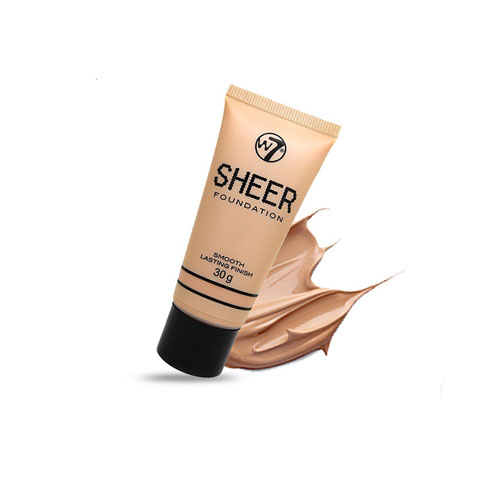 W7 Sheer Long Lasting Finish Foundation 30g - Biscuit