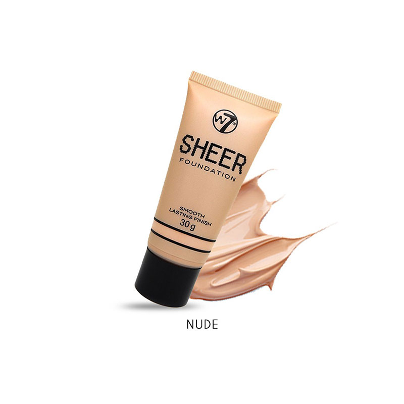 W7 Sheer Long Lasting Finish Foundation 30g - Nude
