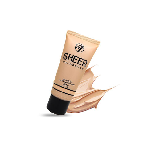 W7 Sheer Long Lasting Finish Foundation 30g - Sand
