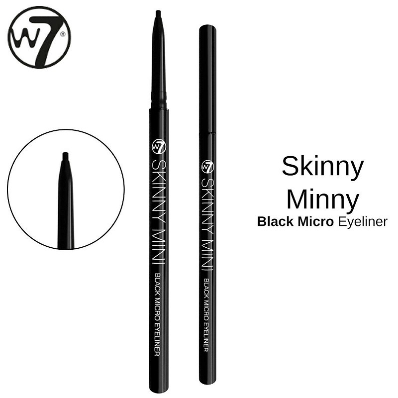 W7 Skinny Mini Black Micro Waterproof Eyeliner
