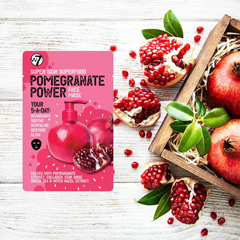 W7 Super Skin Superfood Face Mask - Pomegranate Power