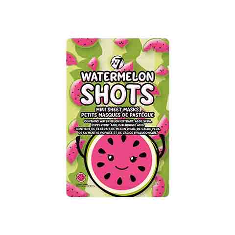 W7 Watermelon Shots Mini Sheet Masks