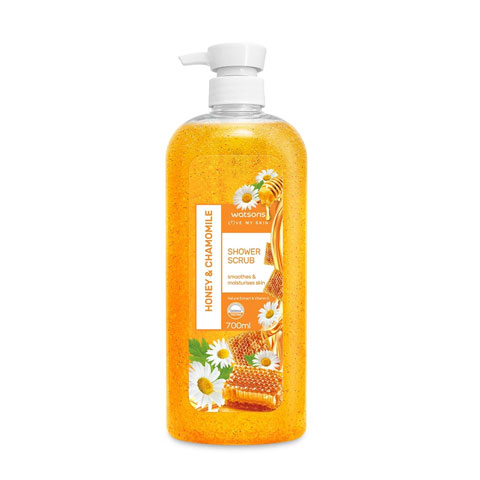 Watsons Love My Skin Honey & Chamomile Shower Scrub 700ml