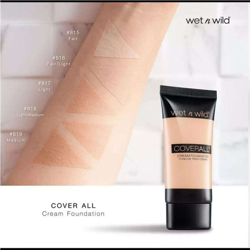 Wet n Wild Coverall Cream Foundation 29.6ml - E819 Medium