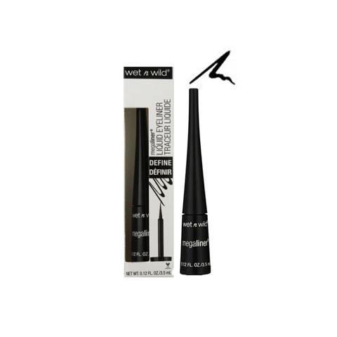 Wet n Wild MegaLiner Liquid Eyeliner 3.5ml - E8711 Black