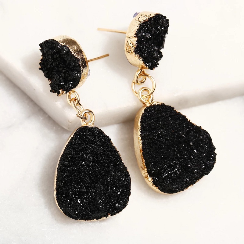 Women's Druzy Stone Earrings