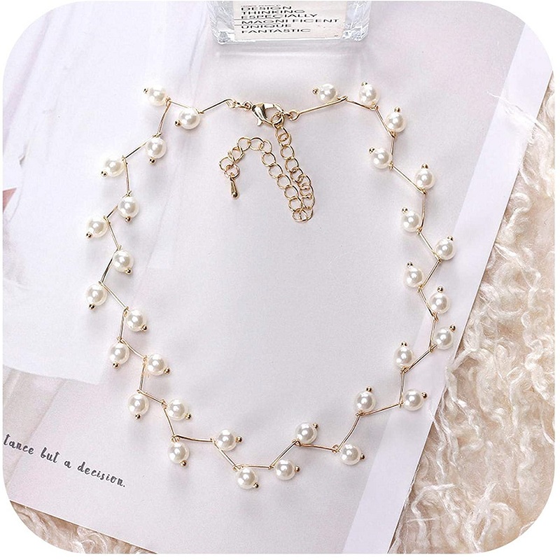 Women's Elegant Pearl Choker (20137)
