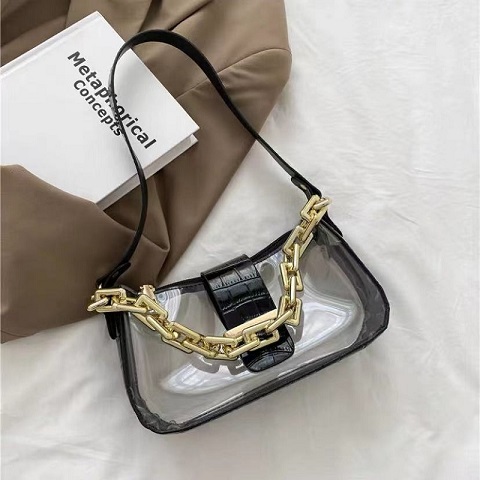 Women's New Trendy Korean Style Transparent Small Bag (1001015)