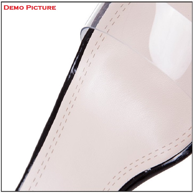 Women's Open Toe Transparent High Heels