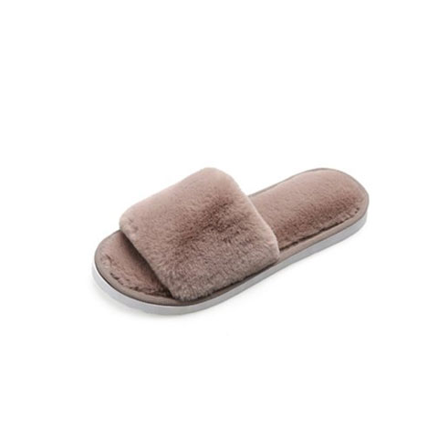 Women's Outer Wear Plush Slippers
