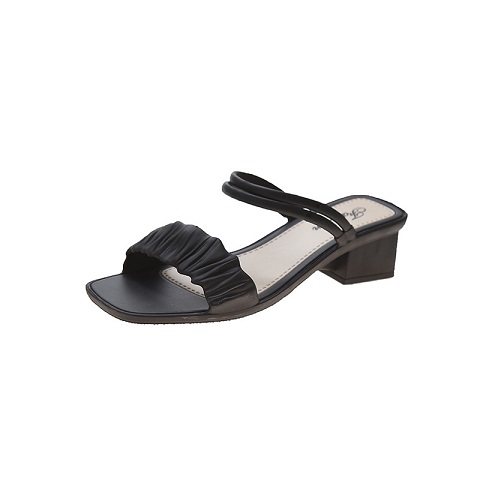 Women's Summer Square Toe Soft Bottom Tide Sandals