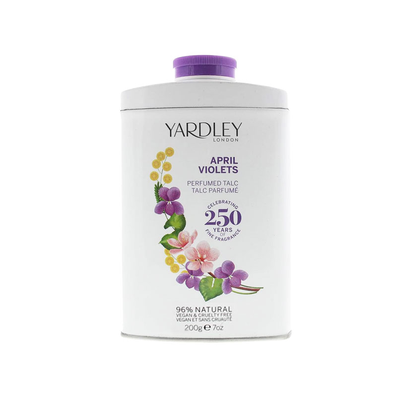 Yardley London April Violets Perfumed Talc Powder 200g