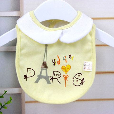 Yi Dai Er Iron Tower Hook & Loop Waterproof Bib - Yellow