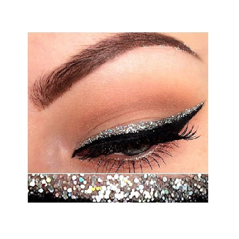 Yurily Sparkling Eyes Eyeliner - Silver || The MallBD