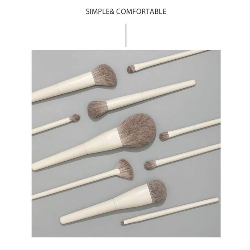 Premium Quality Makeup Brush Set - 10 Pcs