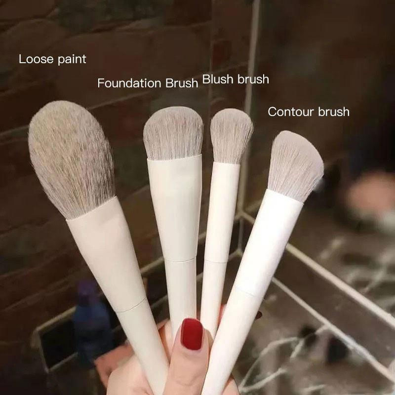 Premium Quality Makeup Brush Set - 10 Pcs